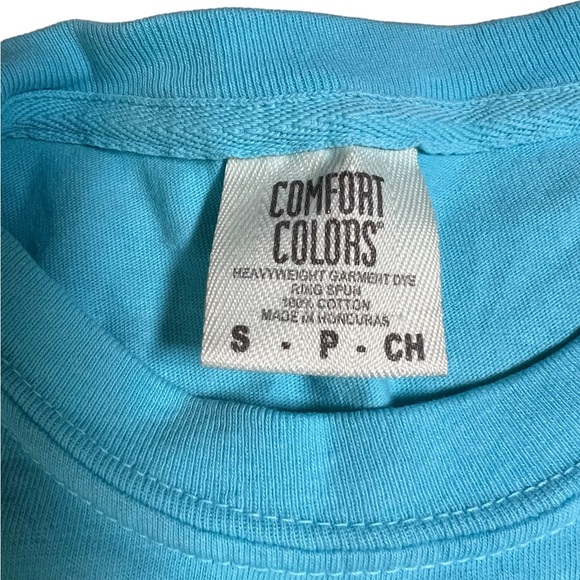 Comfort Colors T-shirt, turquoise size small - Picture 3 of 6